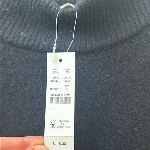 J. Crew Classic Black Turtleneck Sweater - Picture 3 of 6